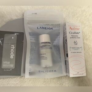 Luxury Barrier Repair Bundle: Rhode Glazing Milk, Laneige & Avène, New